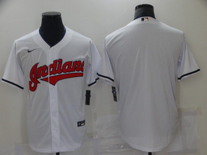 Men Cleveland Indians Blank White Game 2021 Nike MLB Jersey->chicago white sox->MLB Jersey